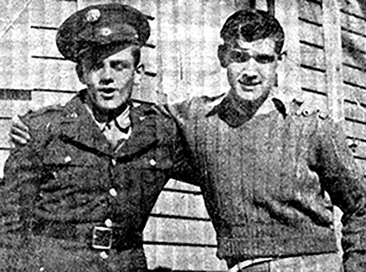 Best friends Roland Regan and Chet Whitten meet in France